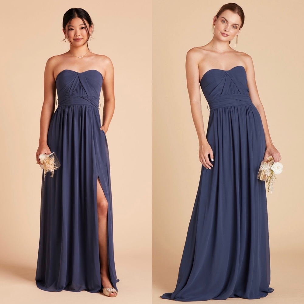Birch Grey Grace Convertible Dress | Slate Blue